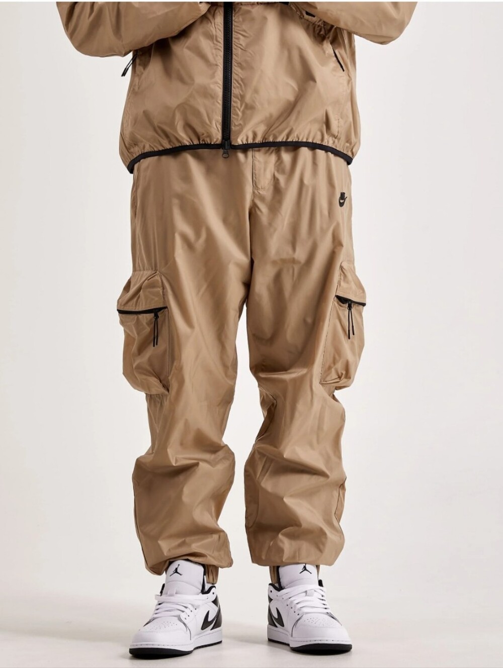 Nike Tech Lined Woven Pants ~ Tan Brown Cargo FB7911-247 | Men's: L *NWT